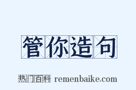 管你造句是什么意思的图片